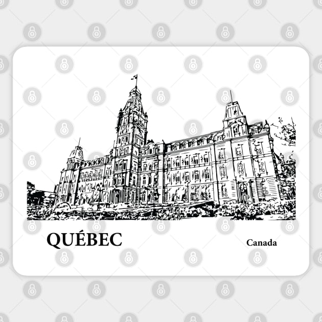 Quebec Canada Sticker by Lakeric